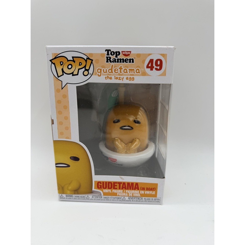 Funko Pop Animation Top Ramen Gudetama In Boat 49 Standard Vinyl Figure Boxed